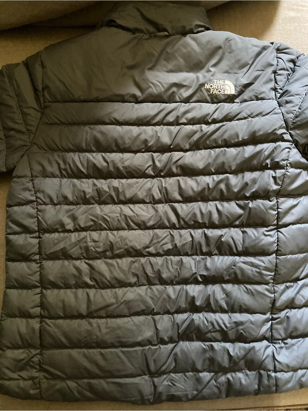 The North Face Quilted Puffer Jacket - Slate Gray